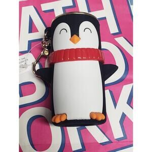 BBW Penguin Hand Sanitizer Clip Spray Holder | Purse Backpack Bag Travel